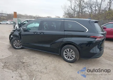 2025 Toyota Sienna Le from USA, damaged, VIN 5TDKRKEC3SS254847